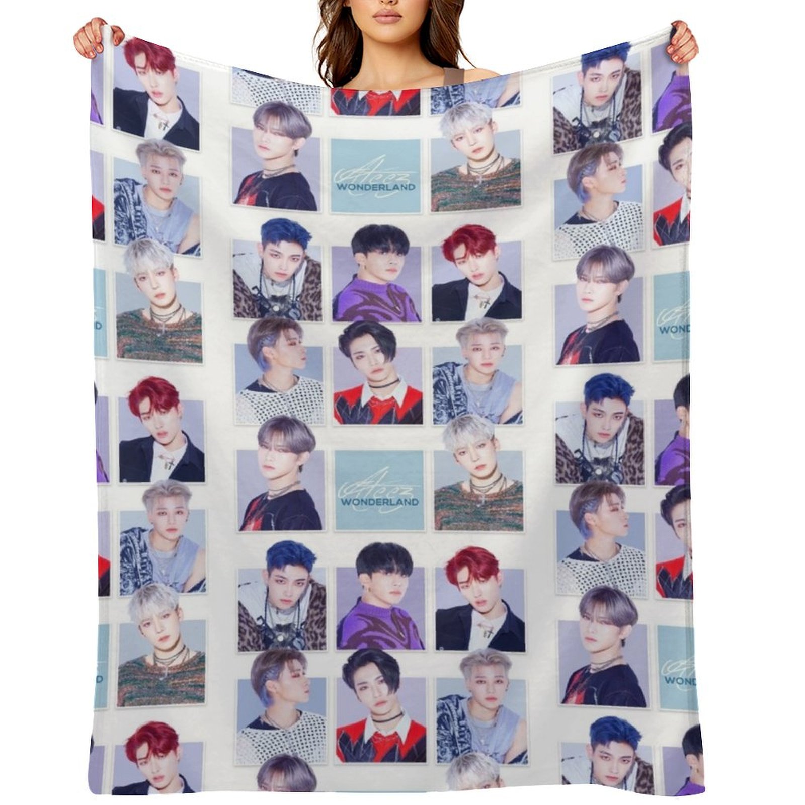 Fleece Sleep Bag - Ateez Gooideken Hairys grappig cadeau Decoratieve