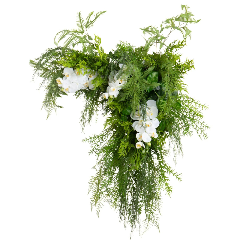 Baby Clothing Store - CX simulatie bloemenkunst wanddecoratie groene planten