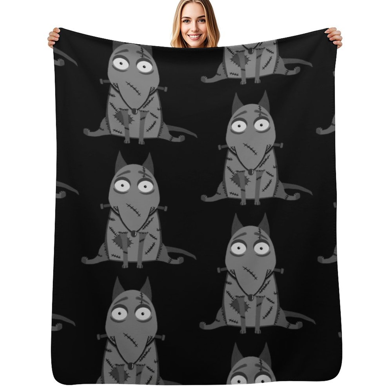Fleece Sleep Bag - Frankenweenie Sparky Gooi-deken Hairys Op maat