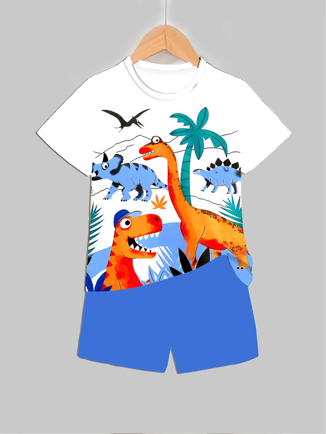Nieuwe dinosaurus bedrukte out - Baby Clothing In Summer recensie en prijs
