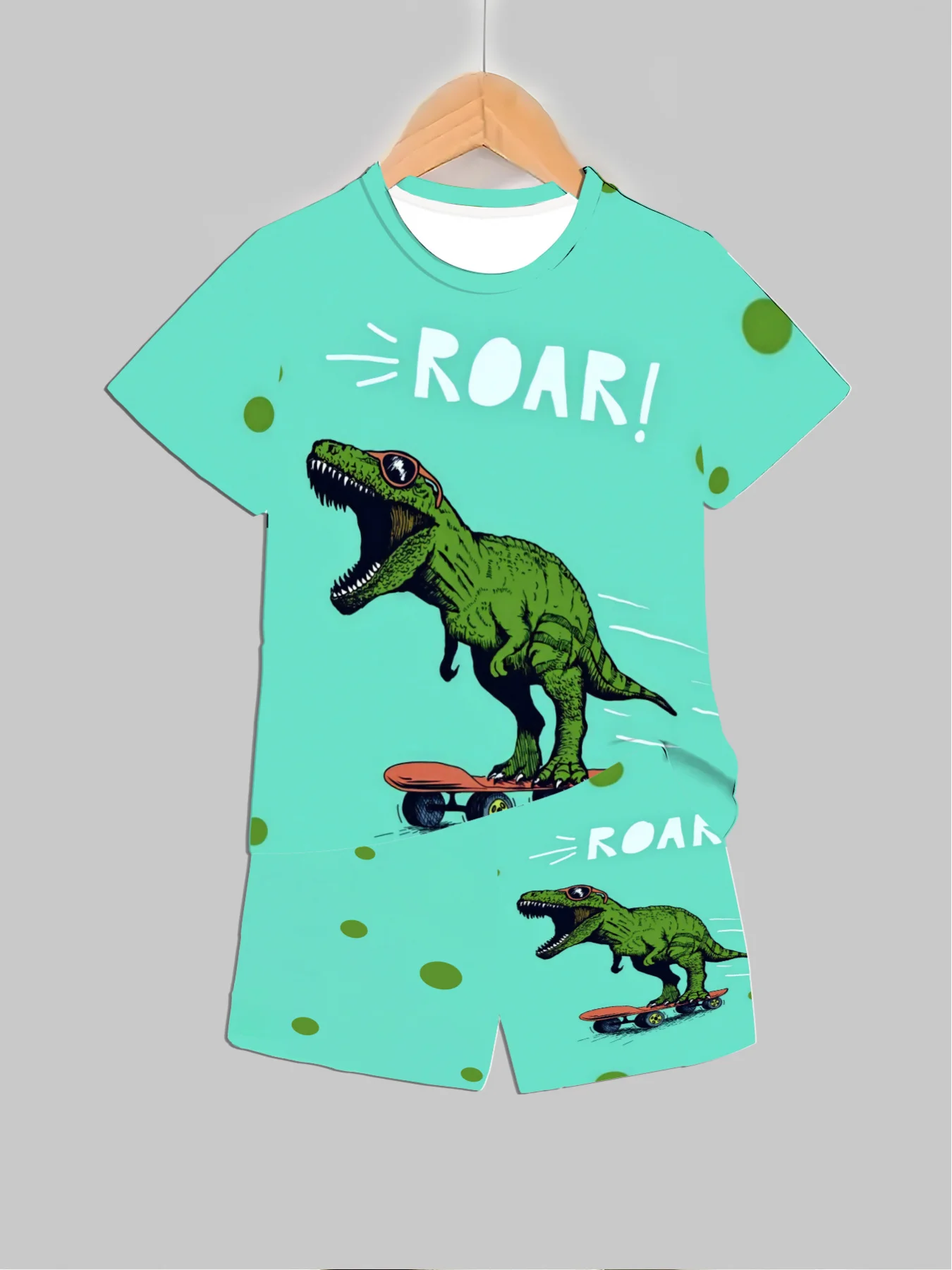 Nieuwe dinosaurus bedrukte out - Baby Clothing In Summer recensie en prijs