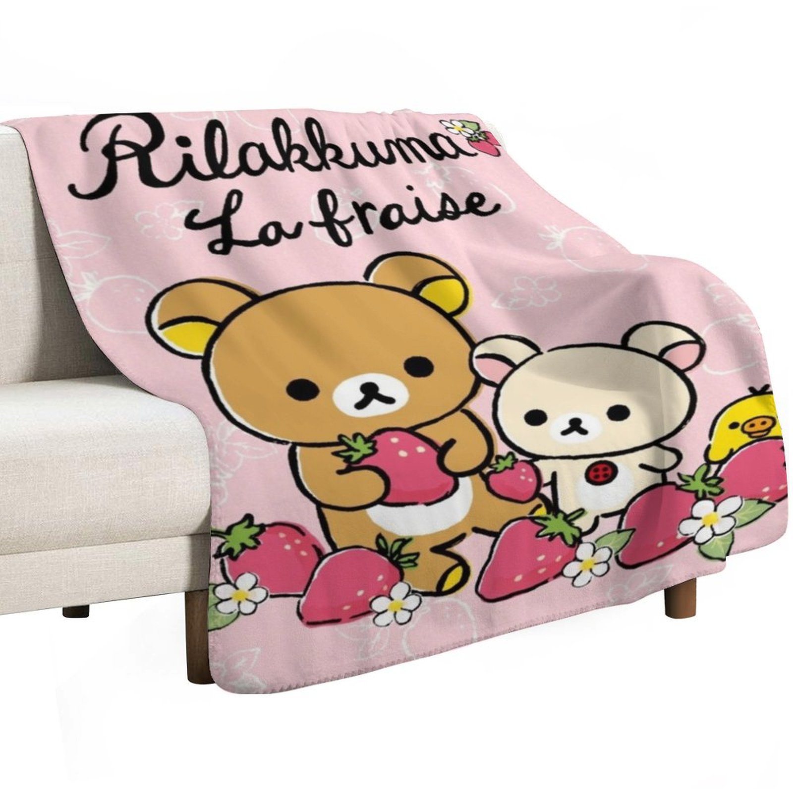 Schattige Rilakkuma aardbei de - Fleece Sleep Bag recensie en prijs