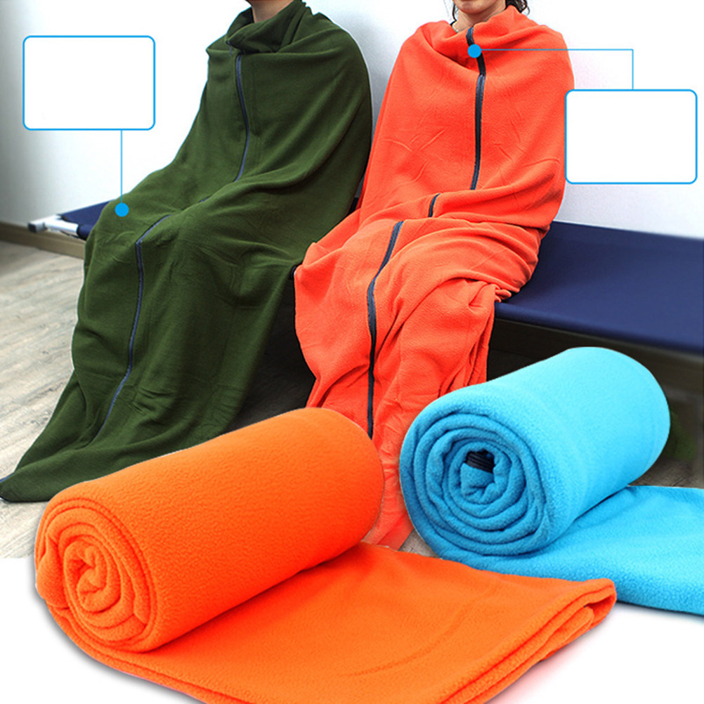 Draagbare slaapzak Oranje Pola - Fleece Sleep Bag recensie en prijs