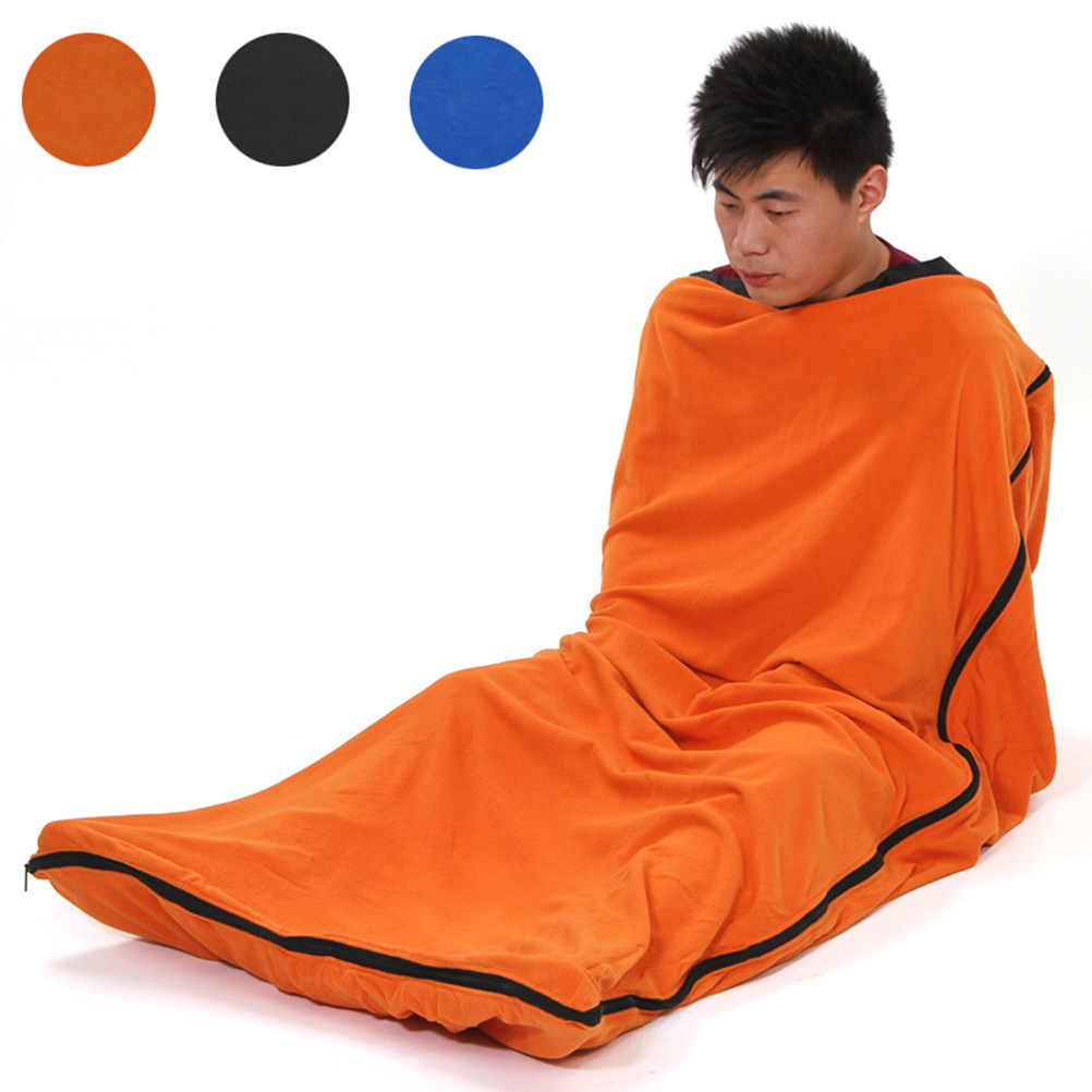 Draagbare slaapzak Oranje Pola - Fleece Sleep Bag recensie en prijs