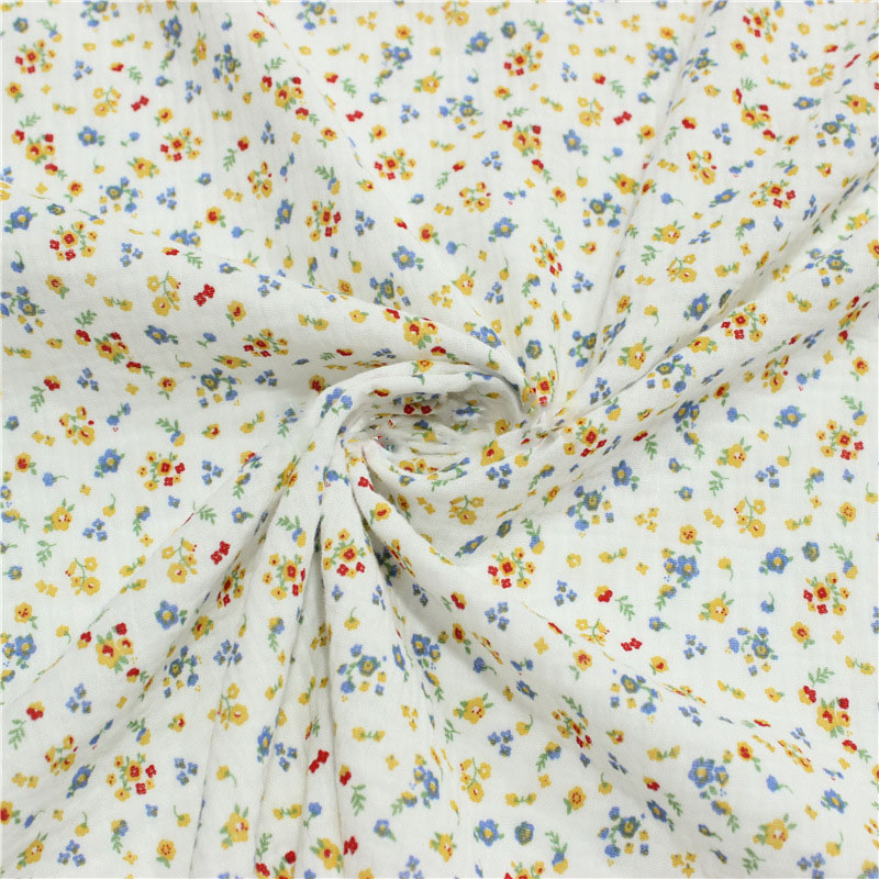 Bloemenprint Katoenen Crêpe St - Baby Clothing Sewing recensie en prijs