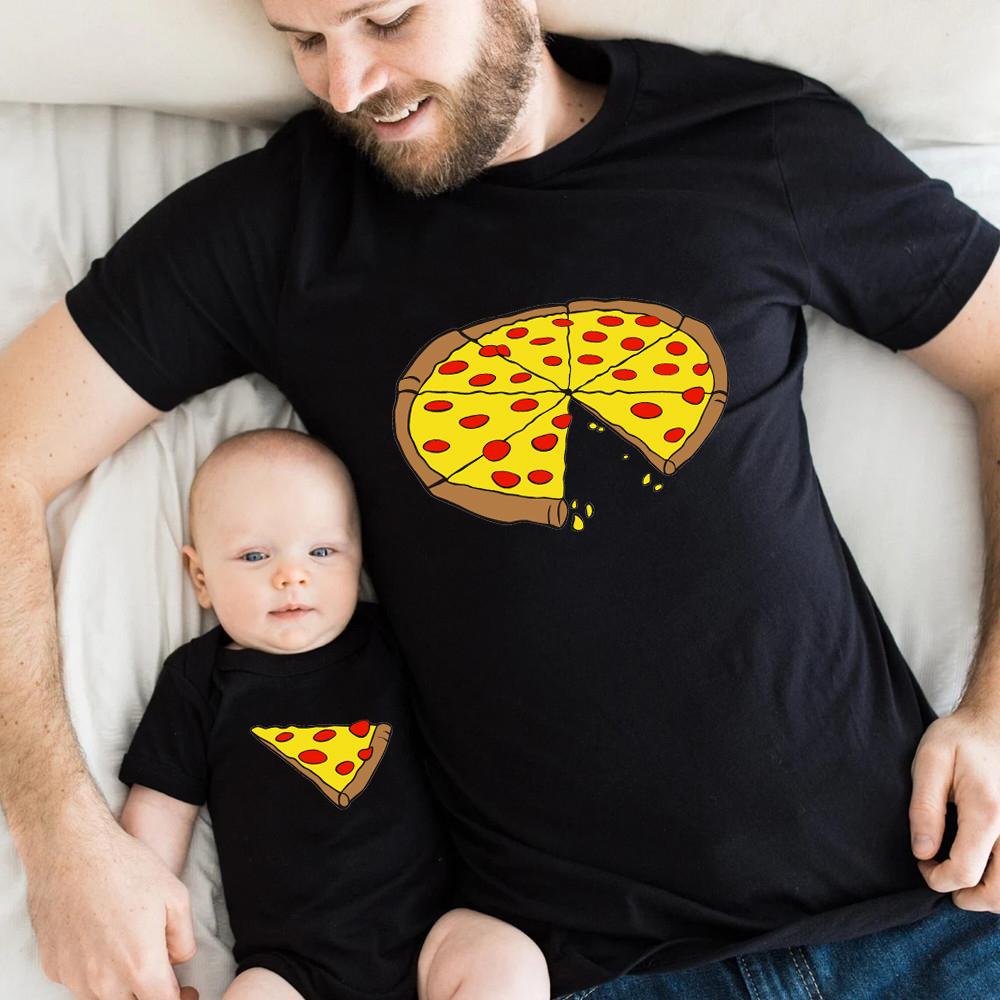 Grappige pizza print vader moe - Baby Clothing Crochet recensie en prijs