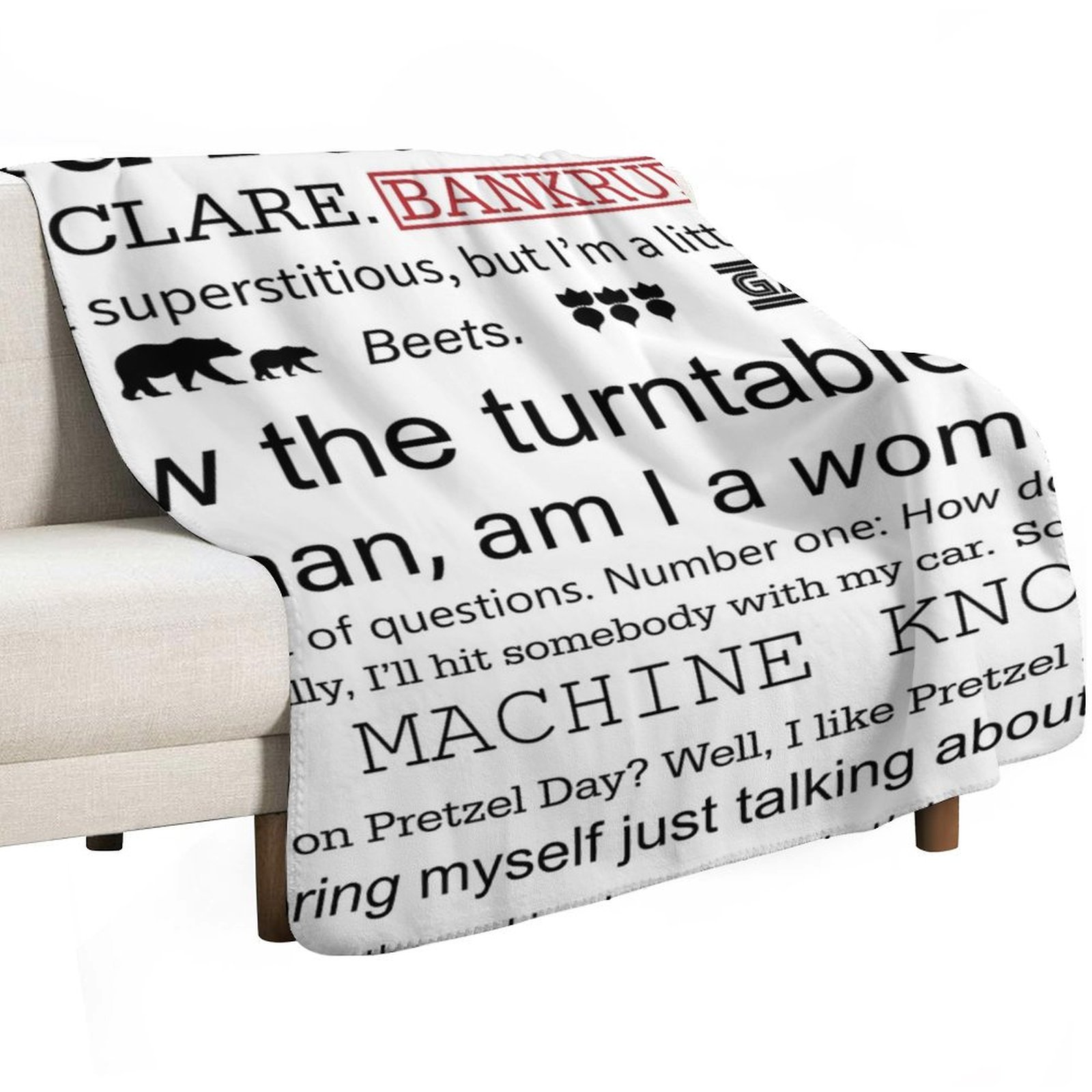 THE OFFICE US - QUOTES Plaidde - Fleece Sleep Bag recensie en prijs