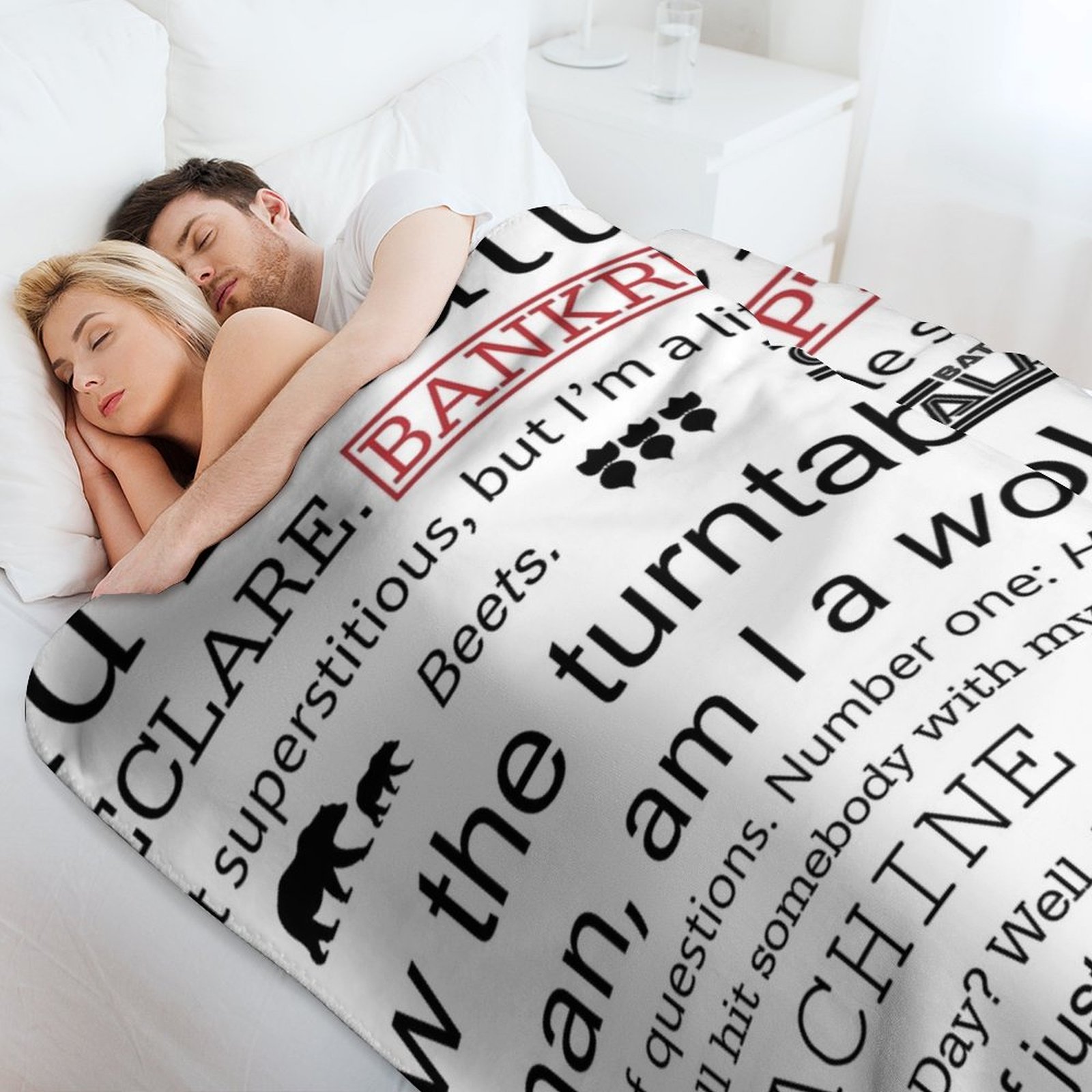 THE OFFICE US - QUOTES Plaidde - Fleece Sleep Bag recensie en prijs